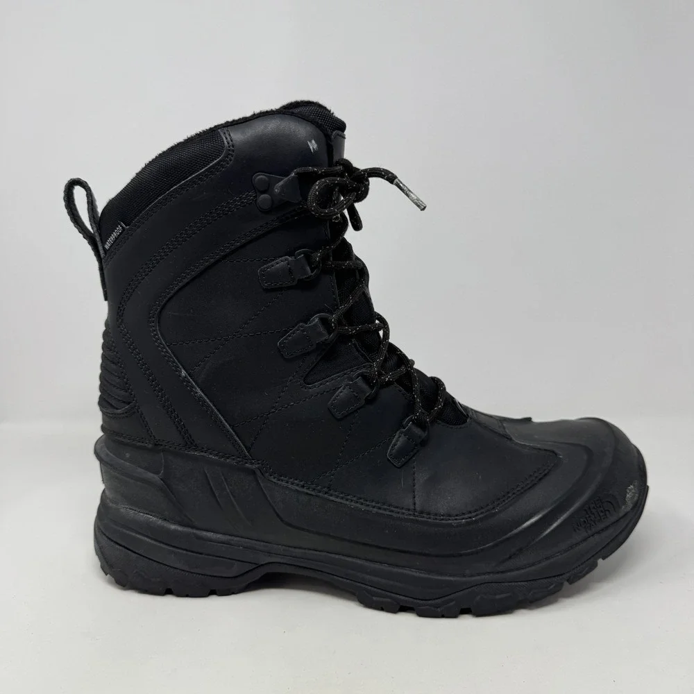 The North Face Chilkat Evo Boots Waterproof Winter NF0A2T4V Black Men's Size 14